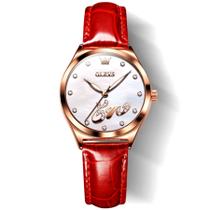 Relógio Feminino Intense com Strass de Quartzo Impermeável 30M