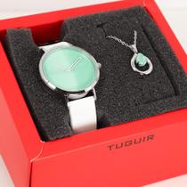 Relógio Feminino Kit Tuguir Verde TG30110