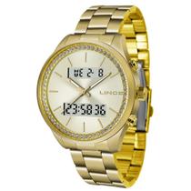 Relogio Feminino Lince Ana-Digital Dourado LAG4591L-C1KX