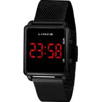 Relógio Feminino Lince Digital LED Quadrado MDN4596L PXPX