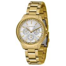 Relógio Feminino Lince LMGH117L S1KX Multifunção Pulseira de Aço Dourado