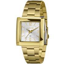 Relógio Feminino Lince LQG4767L34 S2KX Quadrado Dourado