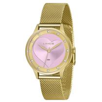 Relógio Feminino Lince Lrg4725L R1Kx Casual Dourado