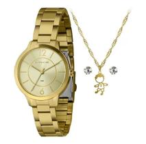 Relógio Feminino Lince LRG4748L38 K02GC2KX Kit com Semi-jóia
