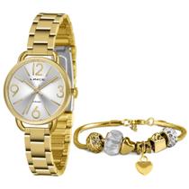 Relógio Feminino Lince LRGH148L KY45S2KX kit com Pulseira Pandora