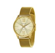 Relógio Feminino Lince Lrgh161L C3Kx Pulseira Mesh Dourado