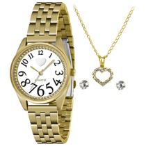 Relógio Feminino Lince LRGJ148L KOO8 Pulseira De Aço Dourado Relógio Feminino Lince LRGJ148L KOO8 Pulseira De Aço Dourado
