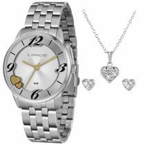 Relógio Feminino Lince LRM4604L KW10S2SX Kit com Semijoias