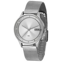 Relógio Feminino Lince LRM4623L S1SX Pulseira Aço Mesh Prata