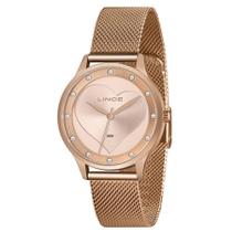 Relógio Feminino Lince Lrr4725L R1Rx Rose Com Pedras