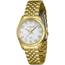 Relógio Feminino Lince Original LRGJ176L36B2KX Pulseira Metal Dourado Relógio Feminino Lince Original LRGJ176L36B2KX Pulseira Metal Dourado