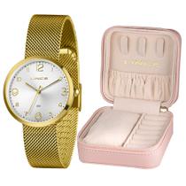 Relógio Feminino Lince + Porta Joias - LRGH229L36 S2KX