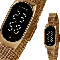 Relógio Feminino Lince Rosê Touch Original Ldr4642l Pxrx