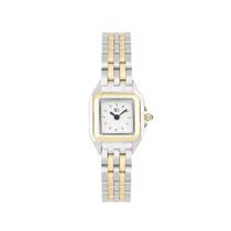 Relógio Feminino Luxo Boxy Bicolor Gold Prata e Dourado Saint Germain Relógio Feminino Luxo Boxy Bicolor Gold Prata e Dourado Saint Germain