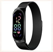 Relógio Feminino Luxo Digital Pulseira Ajustável Imã