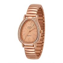 Relógio Feminino Luxo Gota Com Strass Correa Metal + Caixa Rosê/Rosê Relógio Feminino Luxo Gota Com Strass Correa Metal + Caixa Rosê/Rosê