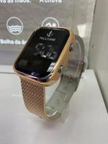 Relógio Feminino Luxo Pallyjane Liso A Prova Dagua Dourado