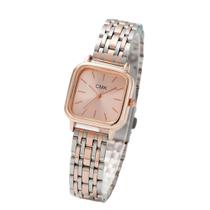Relógio Feminino Luxo Quadrado Pequeno Quartzo Analógico