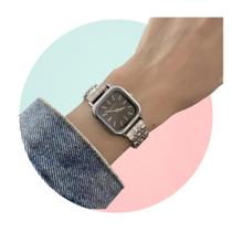 Relógio Feminino Luxo Quadrado Pequeno Quartzo Analógico - MSTIANQ