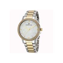 Relógio Feminino Luxuoso DK Prata/Dourado