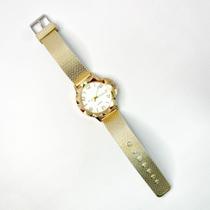 Relógio feminino metal redondo hexagonal elegante - Filó Modas