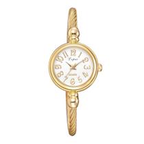 Relógio Feminino Mini Dourado Analógico Pulseira Ajustável - LVPAI