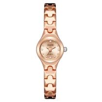 Relógio Feminino Mini Dourado Rosé Luxo Analógico Pequeno - PENDULARI