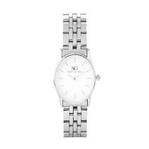 Relógio Feminino Minimalista Oval Silver Saint Germain