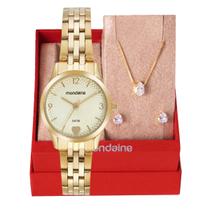 Relógio Feminino Mondaine Analógico Dourado 32795LPMKDE1K1