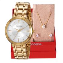 Relógio Feminino Mondaine Analógico Dourado 76758LPMVDE1K4