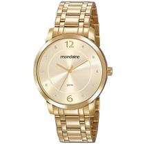 Relogio Feminino Mondaine Analógico Dourado 83467LPMVDE1