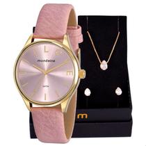 Relógio Feminino Mondaine Analógico Rosa Casual 76743LPMVDH1