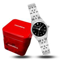 Relógio Feminino Mondaine Clássico Aço Prateado Original NF Relógio Feminino Mondaine Clássico Aço Prateado Original NF