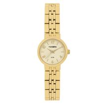 Relógio Feminino Mondaine Dourado Aço Inoxidável Mostrador Dourado Original Resistente à Água 32732LPMVDE1