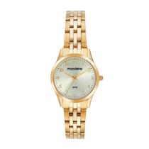 Relógio Feminino Mondaine Dourado Aço Inoxidável Original Resistente à Água 32699LPMVDE1