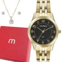 Relógio Feminino Mondaine Dourado Original 1 Ano de Garantia