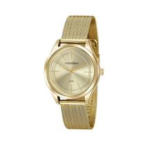 Relógio Feminino Mondaine Dourado Pulseira Aço Telinha