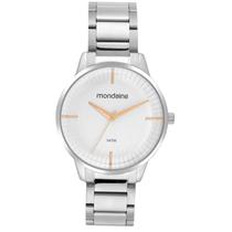 Relógio Feminino Mondaine Minimalista Prateado 32521L0MVNE2