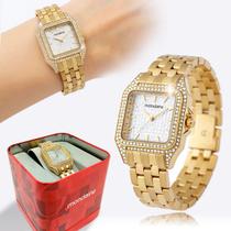 Relógio Feminino Mondaine Zircônia Strass Dourado Analógico Relógio Feminino Mondaine Zircônia Strass Dourado Analógico