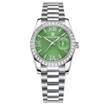 Relógio Feminino Mostrador em Numero Romanos com Strass Movimento de Quartzo Relógio Feminino Mostrador em Numero Romanos com Strass Movimento de Quartzo