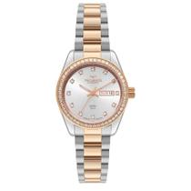 Relógio Feminino Nh06ac-1k Automático Pulseira de Metal Bicolor Technos Relógio Feminino Nh06ac-1k Automático Pulseira de Metal Bicolor Technos