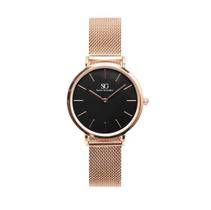 Relógio feminino Nolita Black Rosé Gold 32mm-Saint Germain