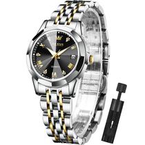 Relógio Feminino OLEVS - Analógico de Quartzo com Pulseira de Aço Inoxidável Relógio Feminino OLEVS - Analógico de Quartzo com Pulseira de Aço Inoxidável