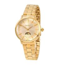 Relogio Feminino Orient Dourado Fases da Lua Fgss0211 C1kx