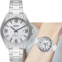 Relógio Feminino Orient Prateado Analógico Com Data Prova dÁgua original FBSS1154 S2SX