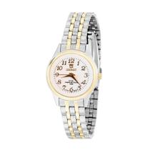 Relógio Feminino Orinet Original A Prova D Agua Misto Prata/Dourado Delicado Presente