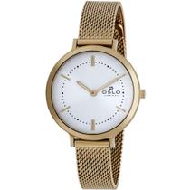 Relógio Feminino Oslo Ofgsss9T0020 S1Kx Slim Dourado