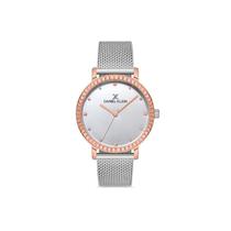 Relógio Feminino Prata/Rosa Ouro Daniel Klein Premium