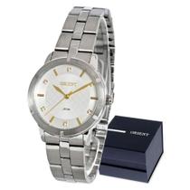 Relógio Feminino Prateado Orient Resistente de Pulso Relógio Feminino Prateado Orient Resistente de Pulso
