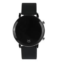 Relogio feminino preto silicone led digital garantia